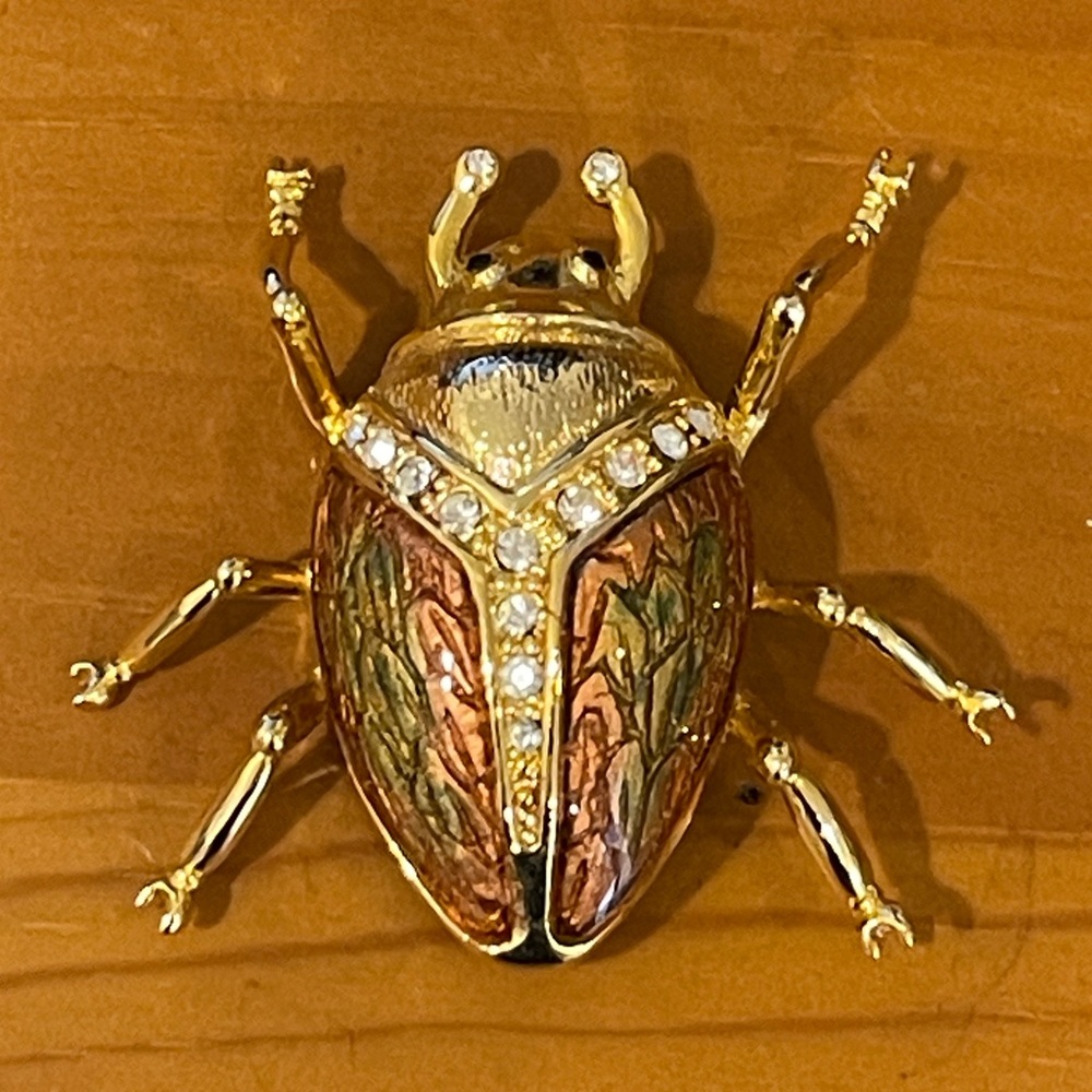 Vintage Louis Stern Large Bug Brooch  Pin